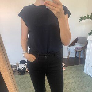 Navy Sleeveless Shirt